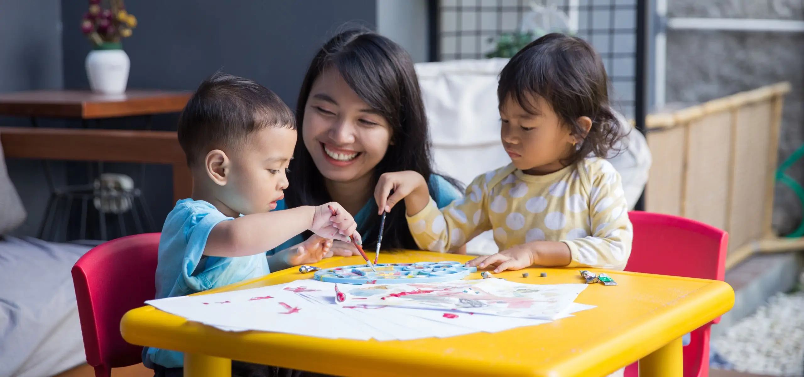 Kids painting